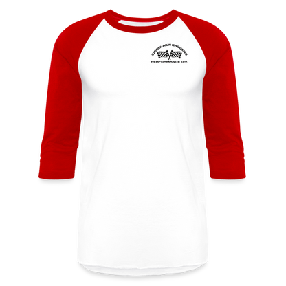 Woodlawn Black Label 3/4 Baseball T-Shirt - white/red