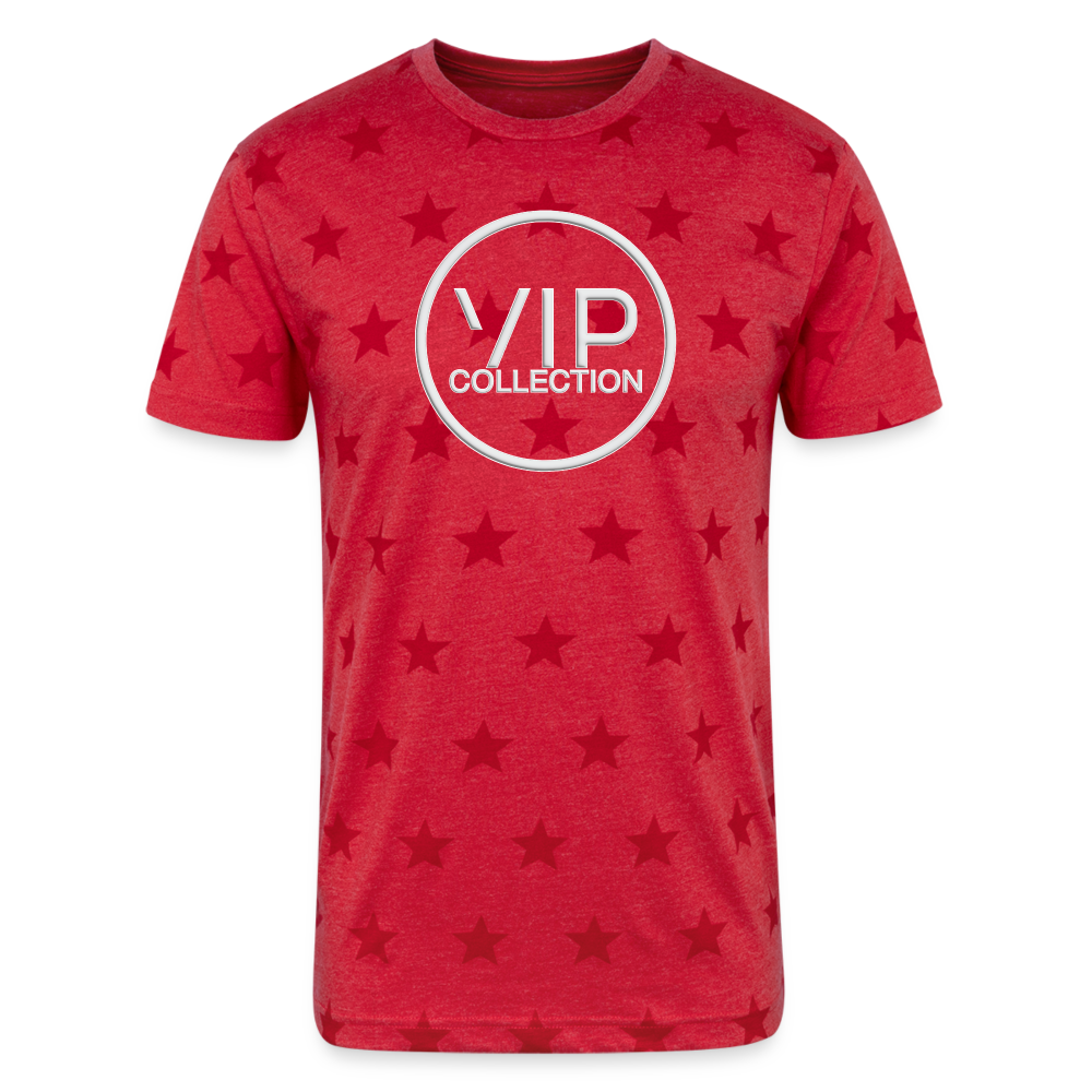 VIP White Label Star T-Shirt - red star