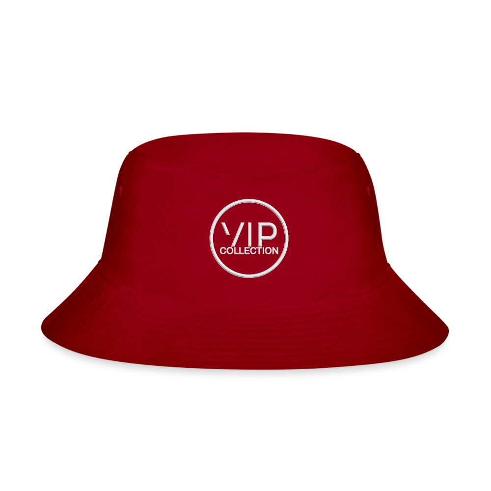 VIP White Label Bucket Hat - red