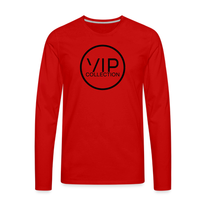 VIP Black Label Long Sleeve T-Shirt - red
