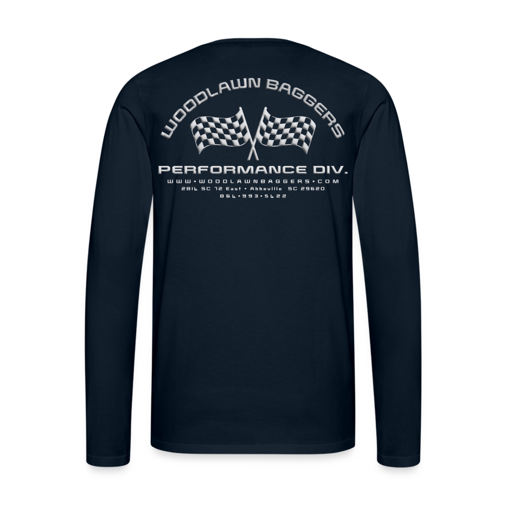 Woodlawn White Label Long Sleeve T-Shirt - deep navy