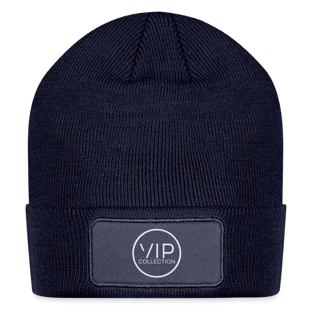 VIP White Label Patch Beanie - navy