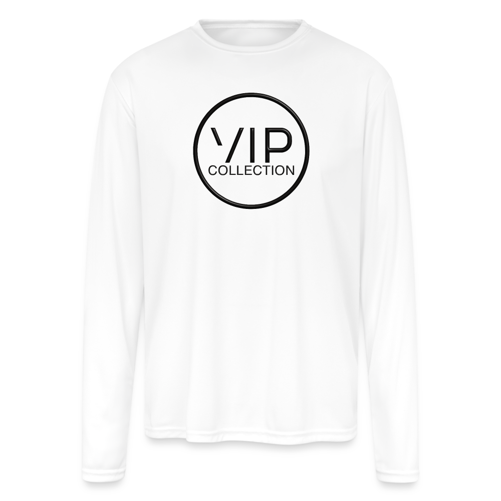 VIP Black Label Performance Long Sleeve T-Shirt - white