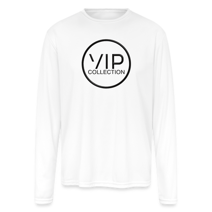 VIP Black Label Performance Long Sleeve T-Shirt - white