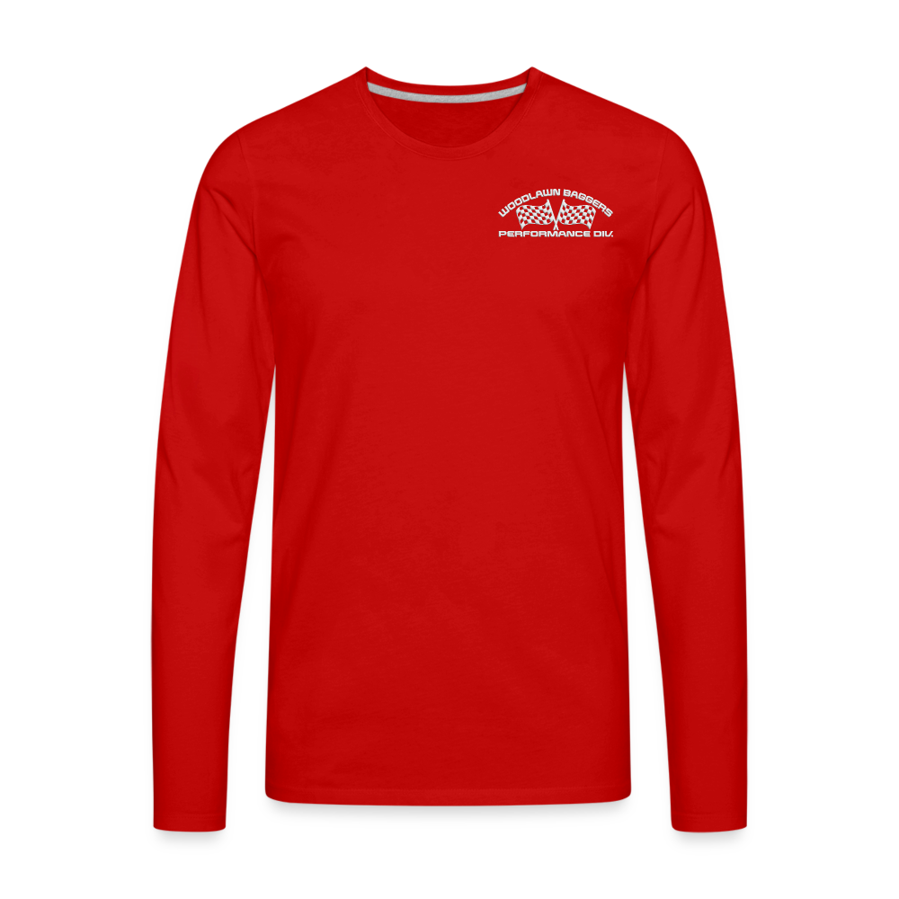 Woodlawn White Label Long Sleeve T-Shirt - red