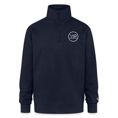 VIP White Label Champion 1/4 Zip Pullover - navy