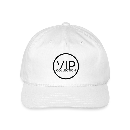 VIP Black Label Vintage Washed Rope Hat - white