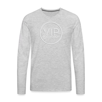 VIP White Label Long Sleeve T-Shirt - heather gray