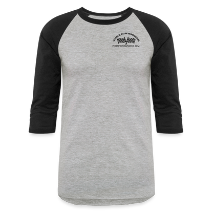 Woodlawn Black Label 3/4 Baseball T-Shirt - heather gray/black