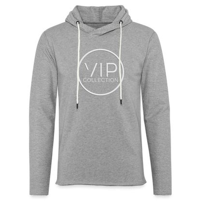 VIP White Label Lightweight Terry Hoodie - heather gray