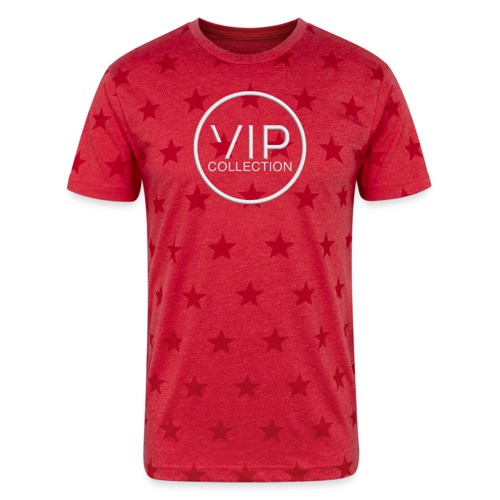 VIP White Label Star T-shirt - red star