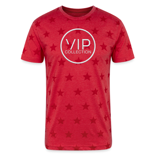 VIP White Label Star T-shirt - red star