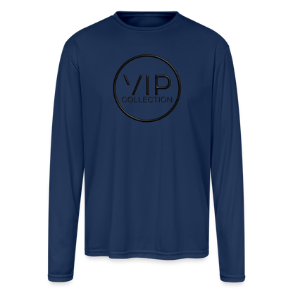VIP Black Label Performance Long Sleeve T-Shirt - navy