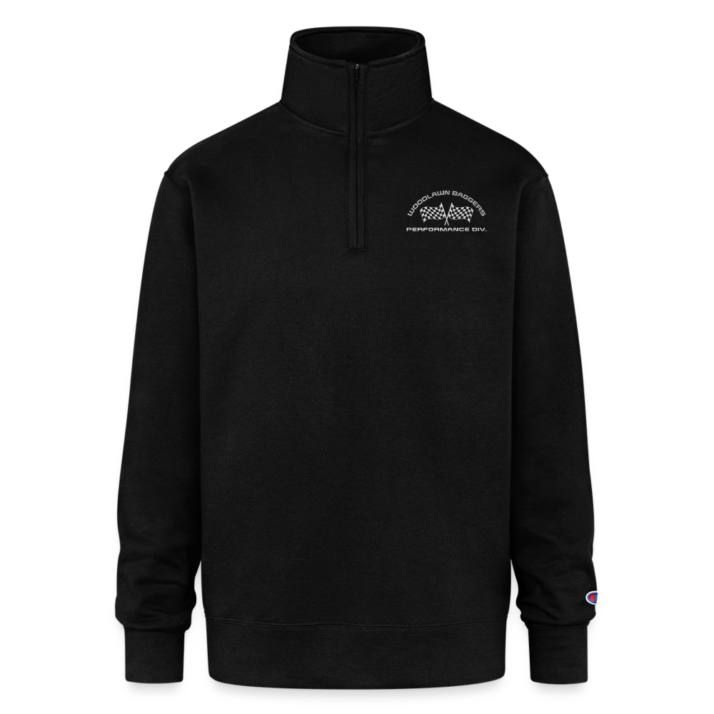 Woodlawn White Label Champion 1/4 Zip - black