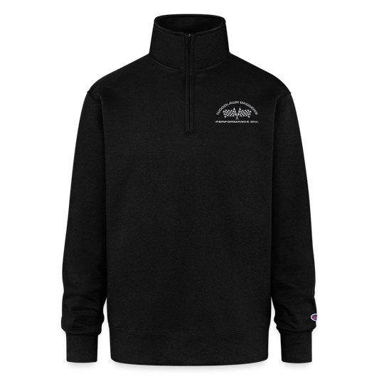 Woodlawn White Label Champion 1/4 Zip - black