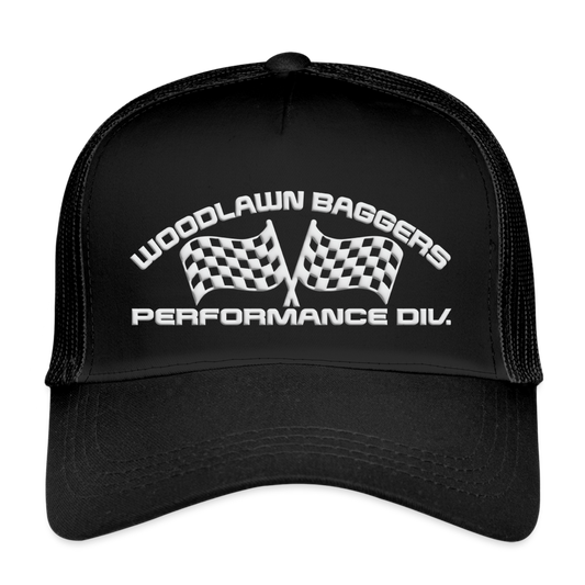 Woodlawn White Label Trucker Hat - black/black