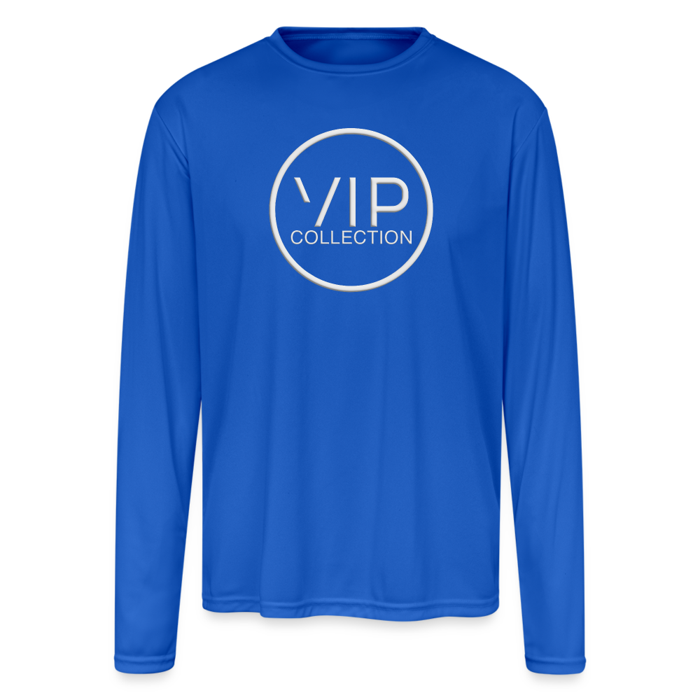 VIP White Label Performance Long Sleeve T-Shirt - royal blue