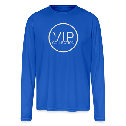 VIP White Label Performance Long Sleeve T-Shirt - royal blue