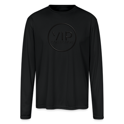 VIP Black Label Performance Long Sleeve T-Shirt - black