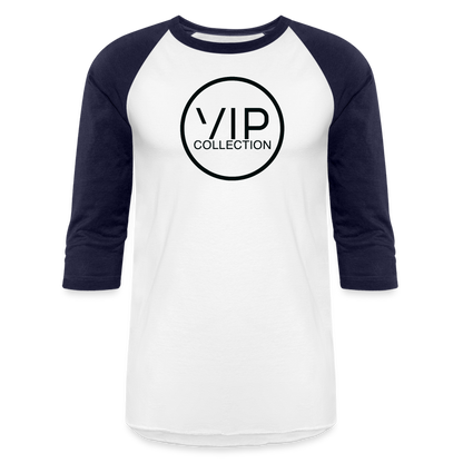 VIP Black Label 3/4 Baseball T-Shirt - white/navy