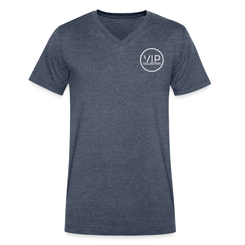 VIP White Label V-Neck T-shirt - heather navy