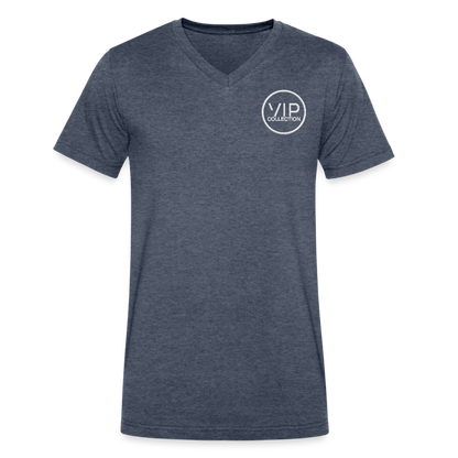 VIP White Label V-Neck T-shirt - heather navy