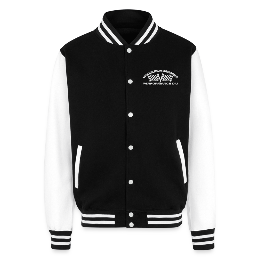 Woodlawn White Label Letterman Jacket - black/white