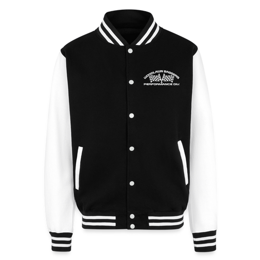 Woodlawn White Label Letterman Jacket - black/white