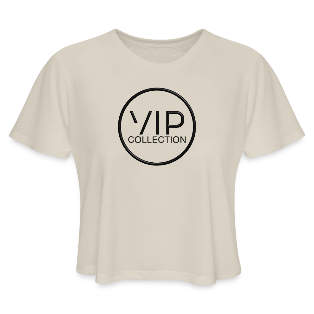 VIP Black Label Women's Cropped T-Shirt - dust