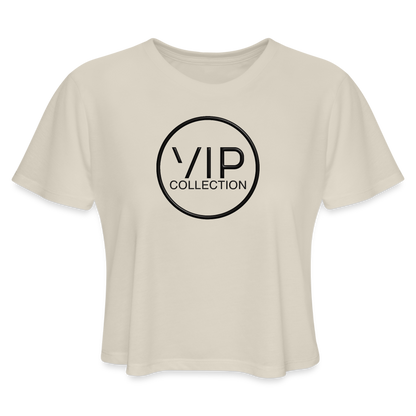 VIP Black Label Women's Cropped T-Shirt - dust