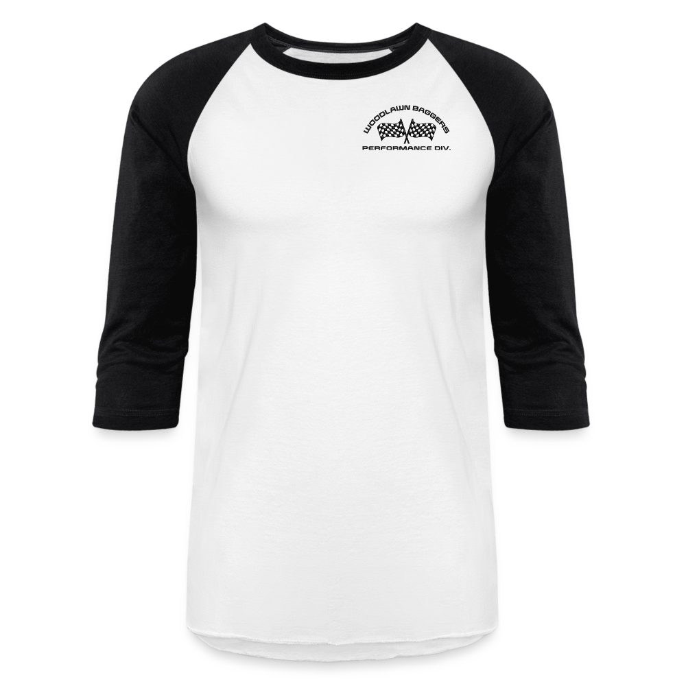 Woodlawn Black Label 3/4 Baseball T-Shirt - white/black