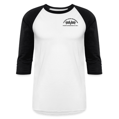 Woodlawn Black Label 3/4 Baseball T-Shirt - white/black