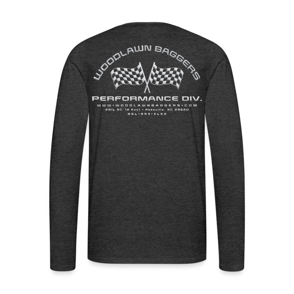 Woodlawn White Label Long Sleeve T-Shirt - charcoal grey