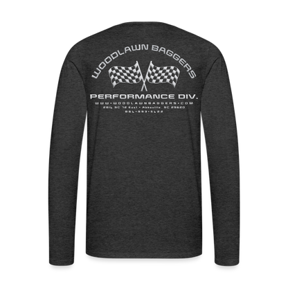 Woodlawn White Label Long Sleeve T-Shirt - charcoal grey