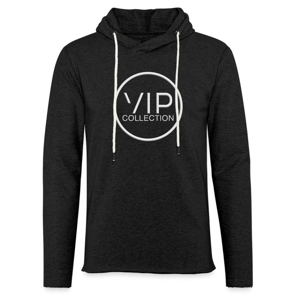 VIP White Label Lightweight Terry Hoodie - charcoal grey