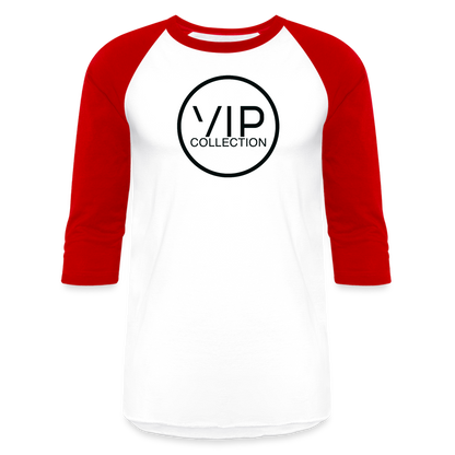 VIP Black Label 3/4 Baseball T-Shirt - white/red