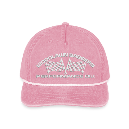 Woodlawn White Label Vintage Washed Rope Hat - washed pink