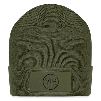 VIP Black Label Patch Beanie - olive