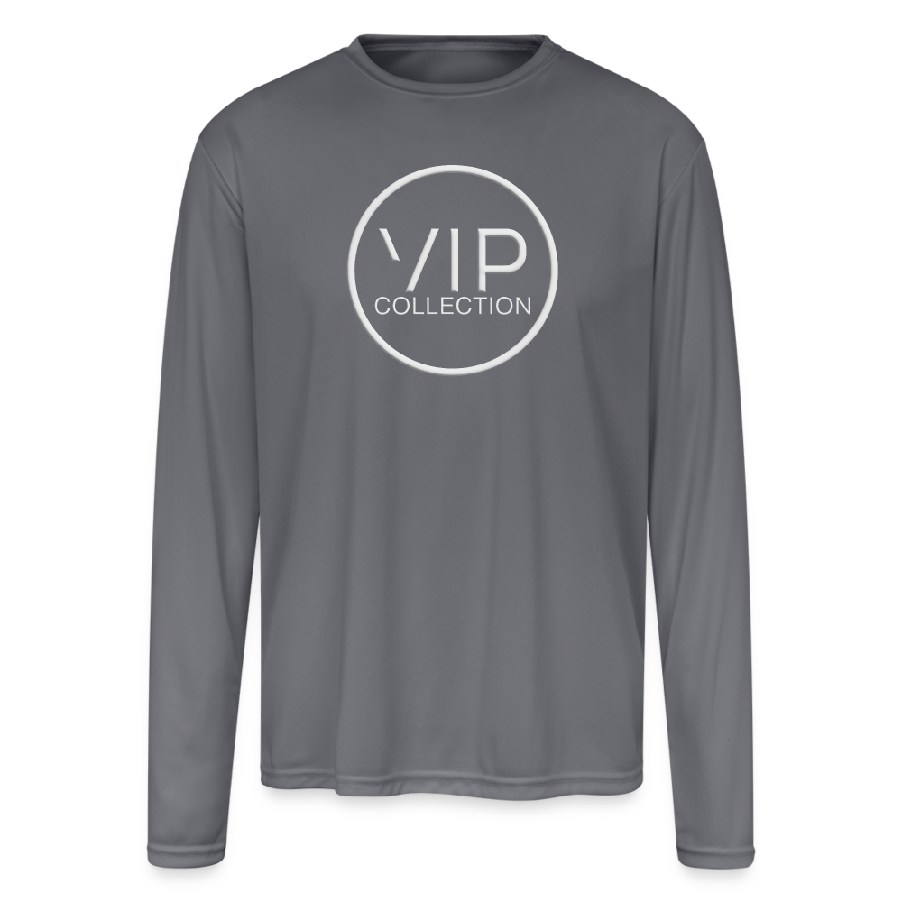 VIP White Label Performance Long Sleeve T-Shirt - gray