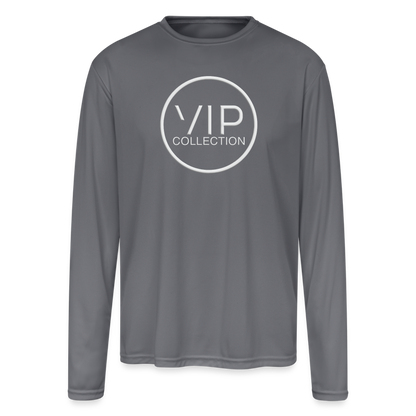 VIP White Label Performance Long Sleeve T-Shirt - gray