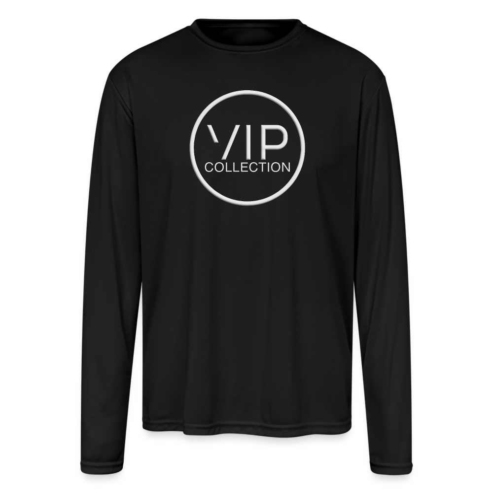 VIP White Label Performance Long Sleeve T-Shirt - black