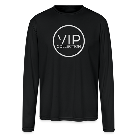 VIP White Label Performance Long Sleeve T-Shirt - black