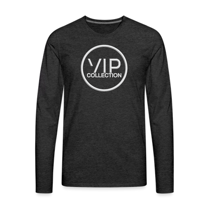VIP White Label Long Sleeve T-Shirt - charcoal grey