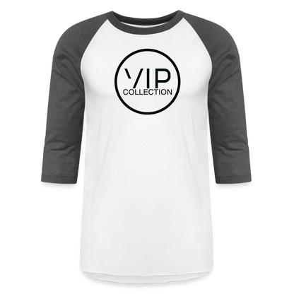 VIP Black Label 3/4 Baseball T-Shirt - white/charcoal