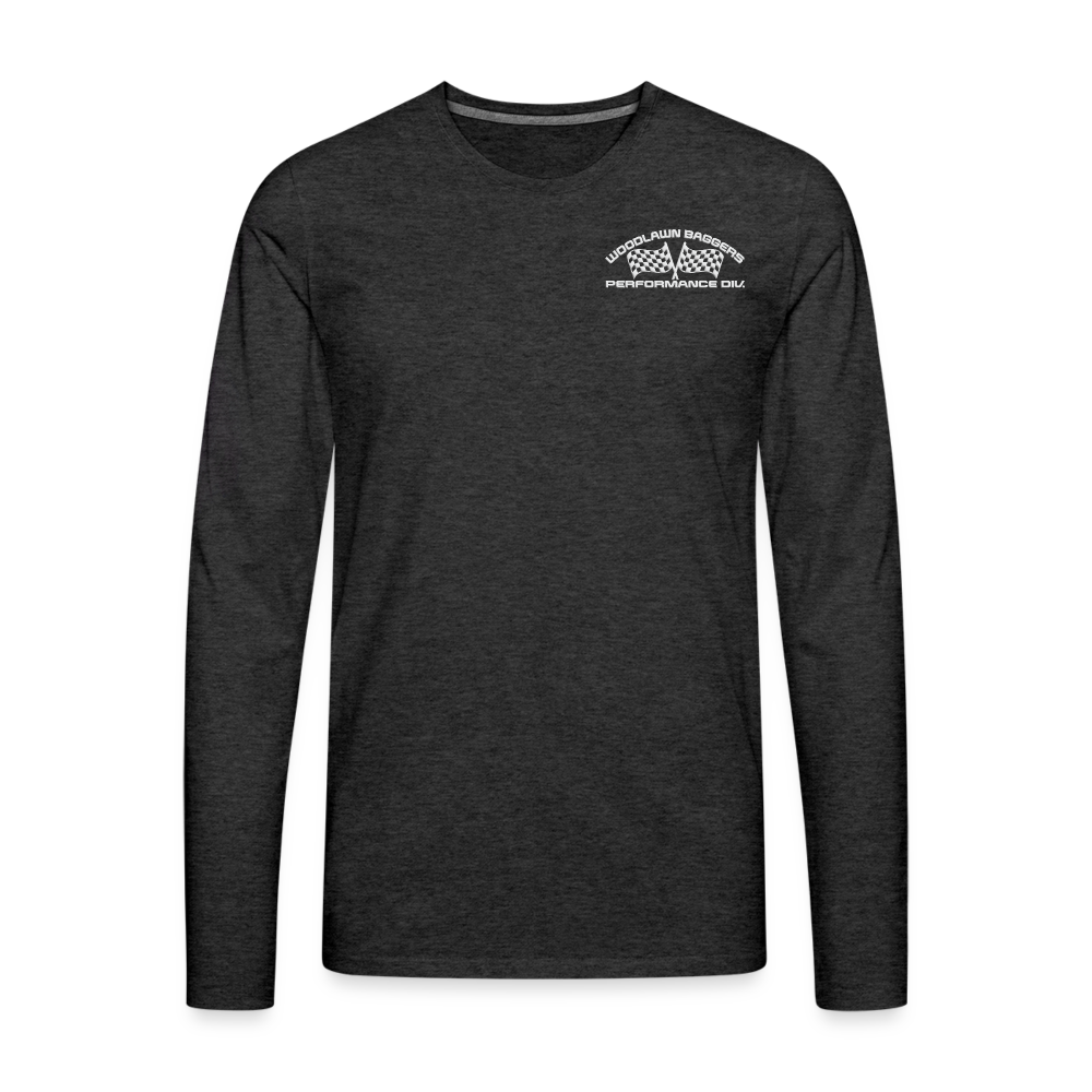 Woodlawn White Label Long Sleeve T-Shirt - charcoal grey