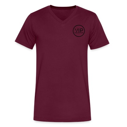 VIP Black Label V-Neck T-shirt - maroon