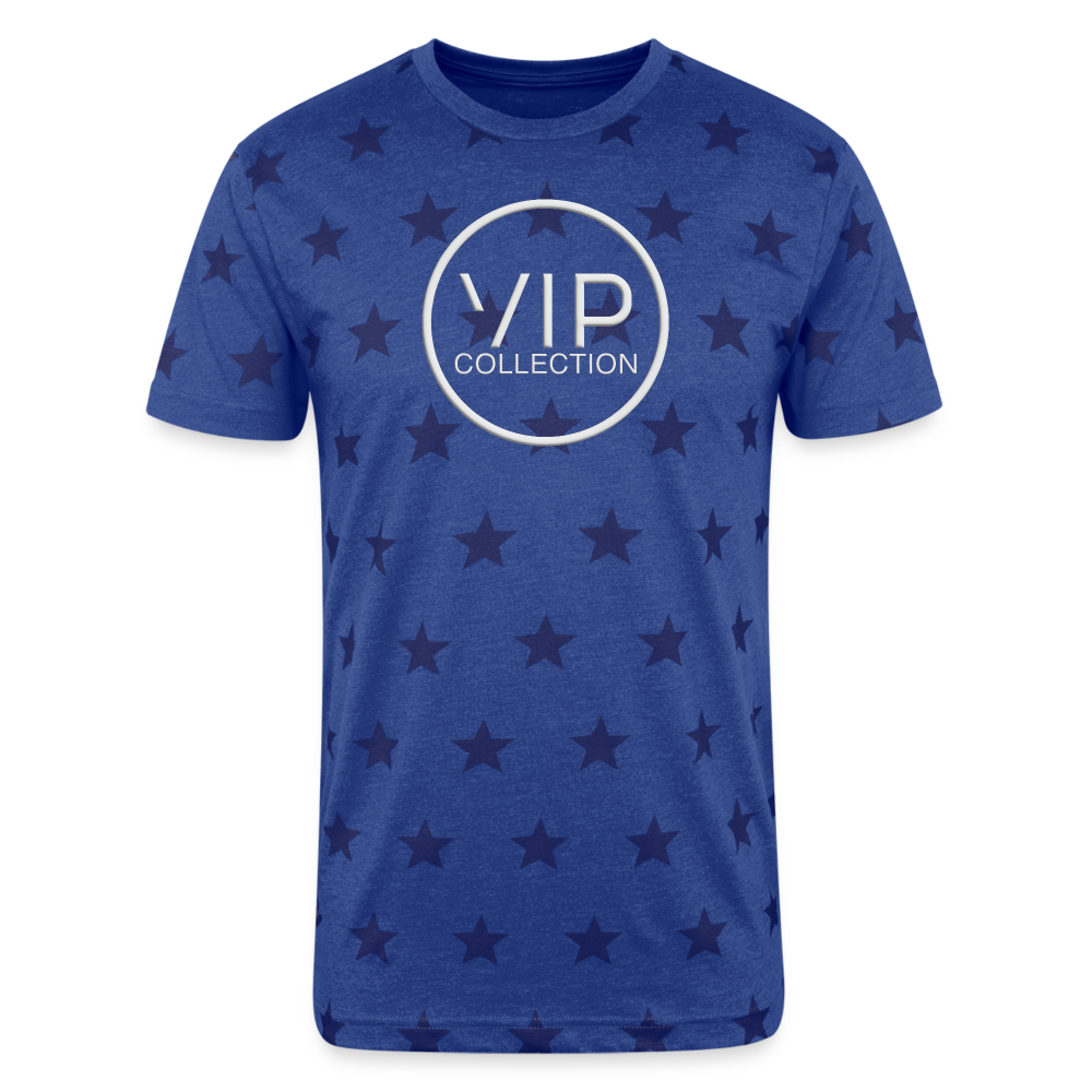 VIP White Label Star T-shirt - royal star