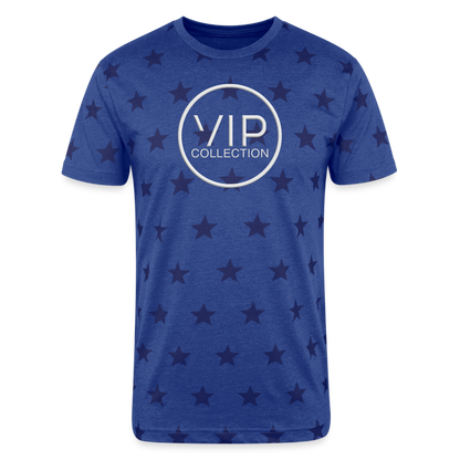 VIP White Label Star T-shirt - royal star