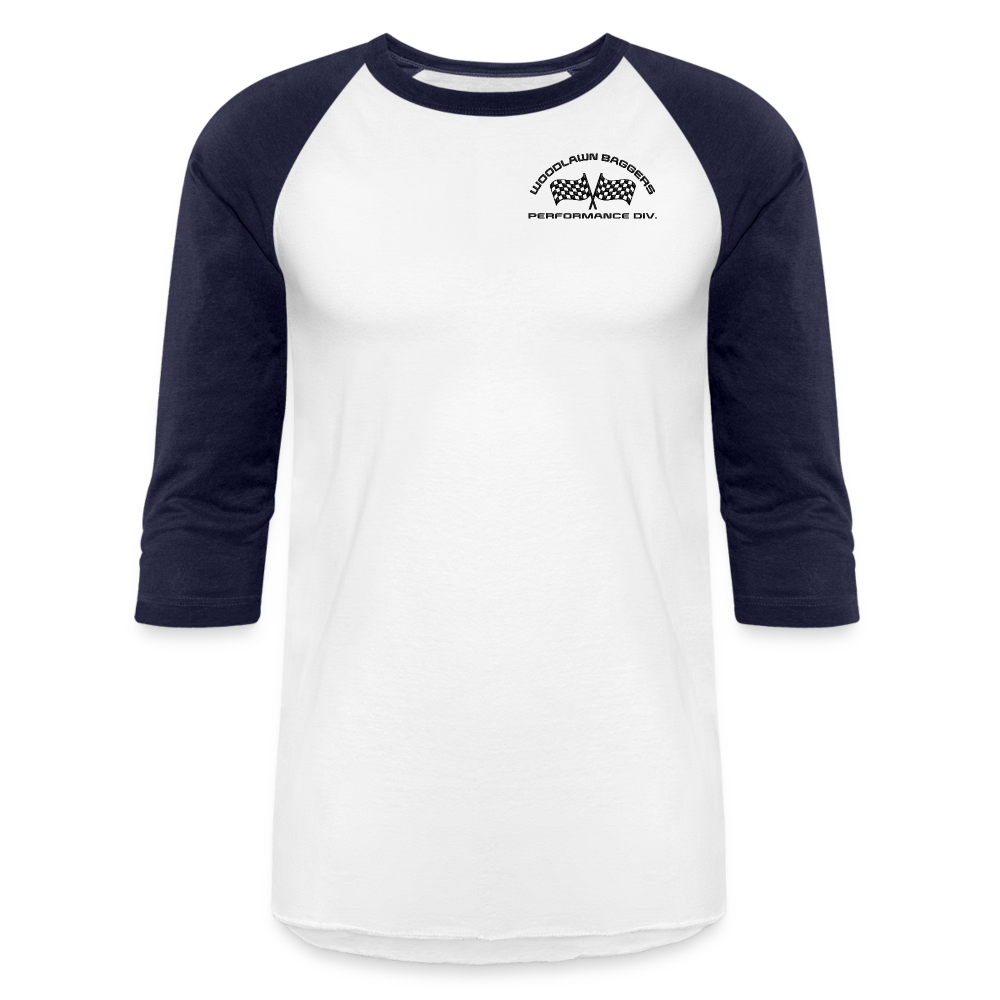 Woodlawn Black Label 3/4 Baseball T-Shirt - white/navy