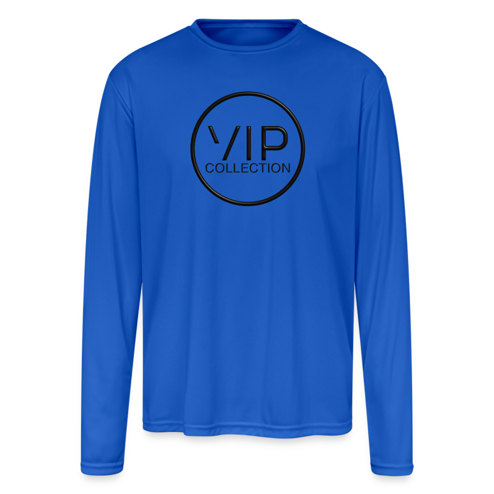 VIP Black Label Performance Long Sleeve T-Shirt - royal blue